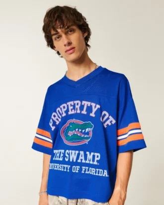 Camiseta de fútbol con estampado de los Gators de la Universidad de Florida