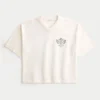 Camiseta de fútbol con gráfico de Los Ángeles, oversize y de peso pesado
