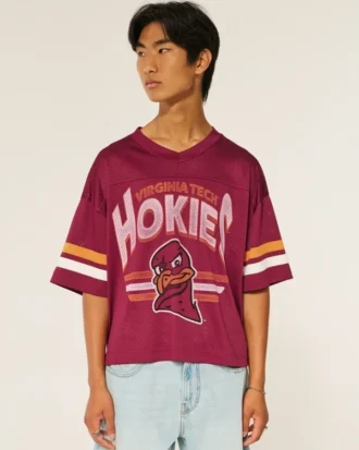 Camiseta de fútbol con gráfico de los Virginia Tech Hokies