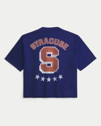Camiseta de fútbol con gráfico naranja de la Universidad de Syracuse