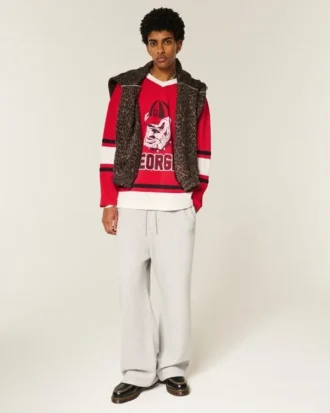 Camiseta de hockey con estampado de los Bulldogs de la Universidad de Georgia