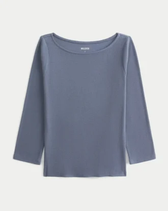 Camiseta de manga 3/4 y cuello en V