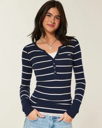 Camiseta de manga larga Icon Henley