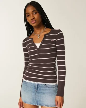 Camiseta de manga larga Icon Henley