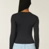 Camiseta de manga larga sin costuras para bebé