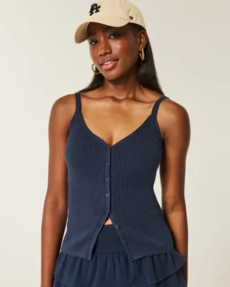 Camiseta de tirantes con botones