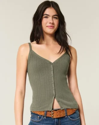 Camiseta de tirantes con botones