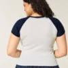 Camiseta deportiva con cuello redondo y estampado Sweet ‘n Sporty