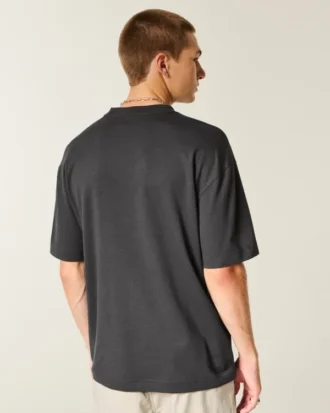 Camiseta fresca con logotipo cuadrado