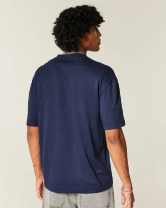 Camiseta fresca con logotipo cuadrado