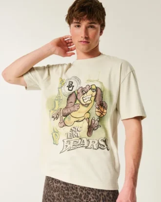 Camiseta gráfica Boxy Baylor University Bears