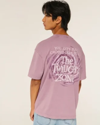 Camiseta gráfica Boxy Cotton The Twilight Zone