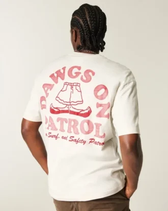 Camiseta gráfica Boxy Dawgs on Patrol