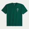 Camiseta gráfica cuadrada de la Universidad Estatal de Michigan