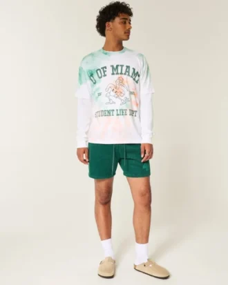 Camiseta gráfica cuadrada de los Miami Hurricanes