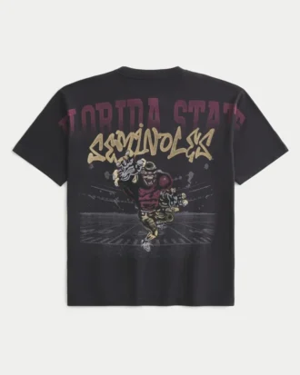 Camiseta gráfica cuadrada de los Seminoles de la Universidad Estatal de Florida