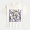 Camiseta gráfica cuadrada de los Wildcats de la Universidad Northwestern