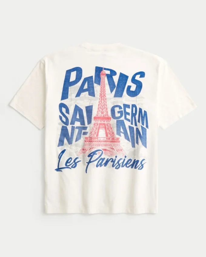Camiseta gráfica cuadrada del Paris Saint-Germain F.C.