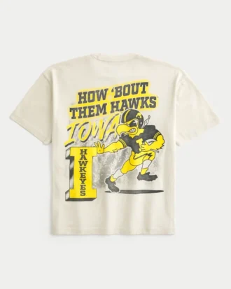 Camiseta gráfica cuadrada Iowa Hawkeyes
