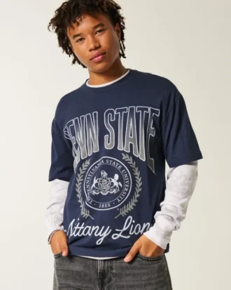 Camiseta gráfica cuadrada Penn State Nittany Lions