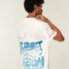 Camiseta gráfica mixta relajada
