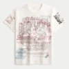Camiseta gráfica mixta relajada