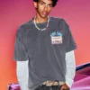 Camiseta gráfica oversize de Hollister x Taco Bell