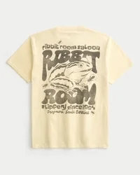 Camiseta gráfica Ribbit Room Saloon de corte holgado