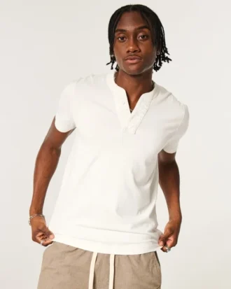Camiseta Henley de manga corta Vault Release