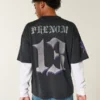 Camiseta holgada con gráfico Undertaker