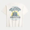 Camiseta holgada de algodón con gráfico Hollywood Haunts