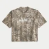 Camiseta holgada de camuflaje con estampado Dodge