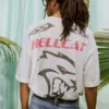 Camiseta holgada Dodge Hellcat con estampado gráfico Camiseta holgada Dodge Hellcat con estampado gráfico