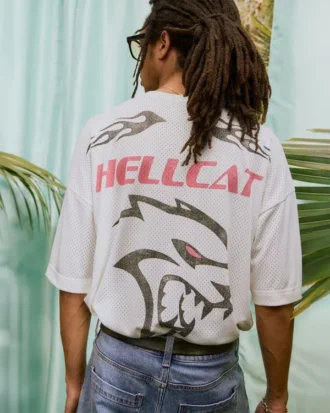Camiseta holgada Dodge Hellcat con estampado gráfico