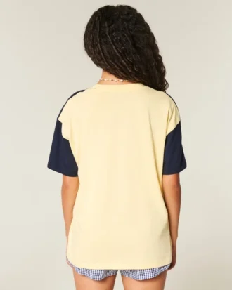 Camiseta oversize con estampado de Brasil