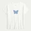 Camiseta para bebé con estampado de mariposas