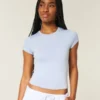 Camiseta para bebé de tejido suave, elástico y sin costuras