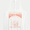 Camiseta sin mangas con espalda nadadora trenzada y estampado Desert Sound