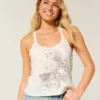 Camiseta sin mangas con estampado surf de Easy Trend
