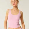 Camiseta sin mangas con ribete de encaje Gilly Hicks Cozy Waffle