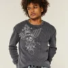 Camiseta térmica con estampado de calaveras