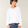 Camiseta térmica holgada Henley
