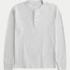 Camiseta térmica holgada Henley