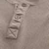 Camiseta térmica holgada Henley