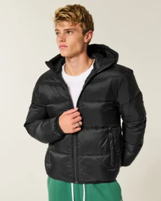 Chaqueta acolchada con capucha