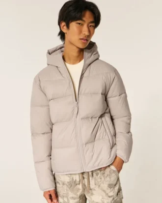 Chaqueta acolchada con capucha