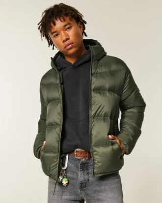 Chaqueta acolchada con capucha