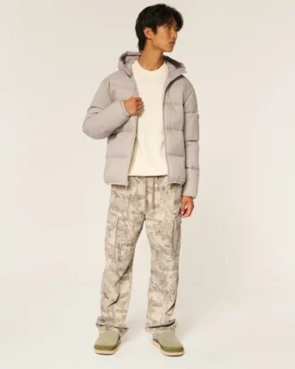 Chaqueta acolchada con capucha