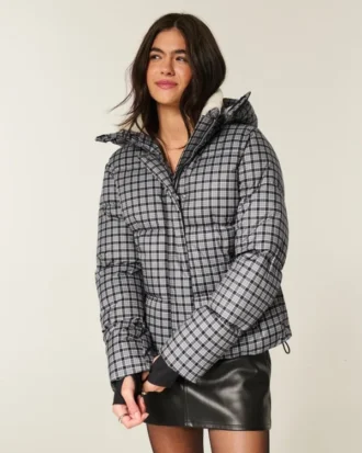 Chaqueta acolchada con forro de piel sintética