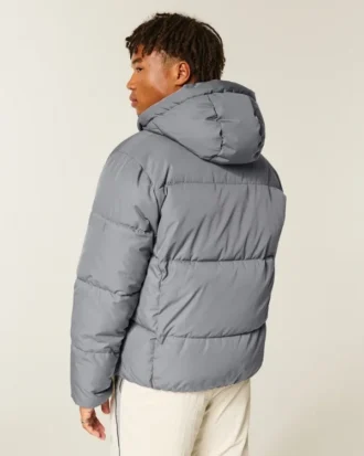 Chaqueta acolchada con forro de piel sintética